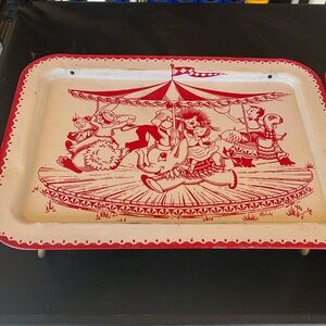 2 rustic 1960’s lap tv tray